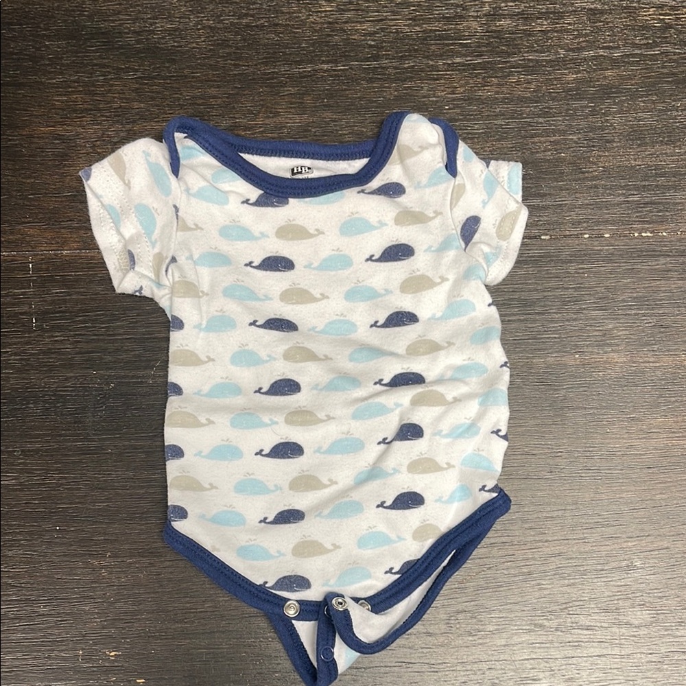 Kids Whale Print One Piece